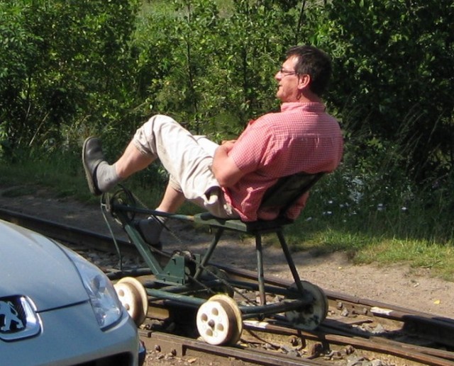 Saint Amand les Eaux, le petit train de la Scarpe  File