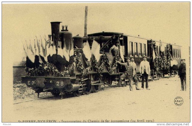 17 St Pierre d'Oléron . Inauguration du chemin de fer économique.jpg