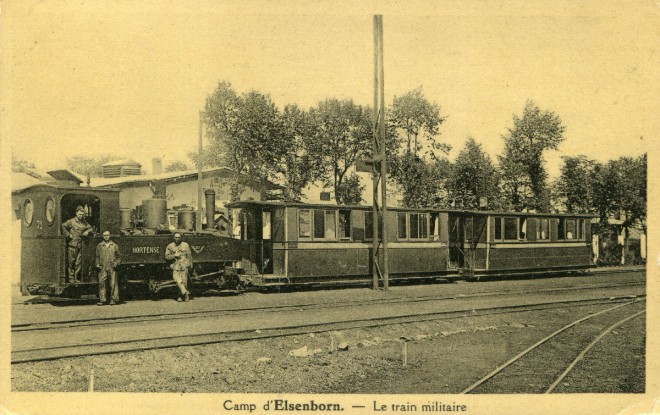 B - Camp d'Elsenborn - Le train militaire.jpg