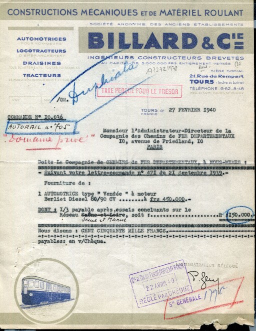 BILLARD - TOURS - LETTRE AUX CFD - 22 FEVRIER 1940 - R°.jpg