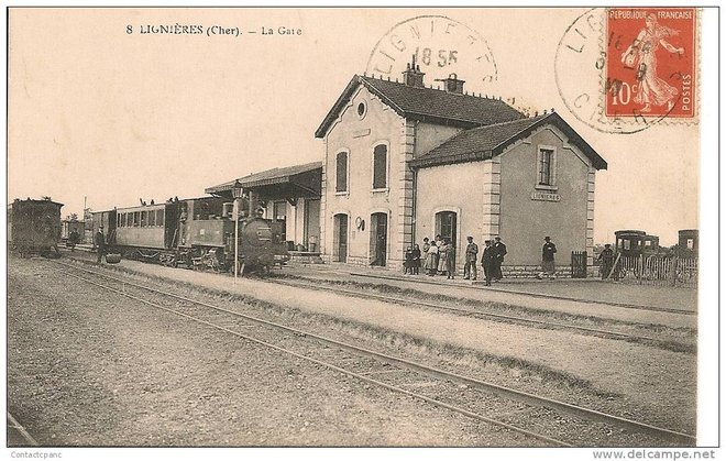 18 - LIGNIERES  - La Gare.jpg