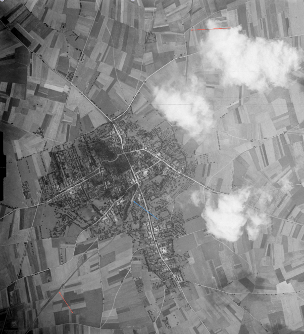 PK 5,175 Francastel Vue aérienne 1947.png
