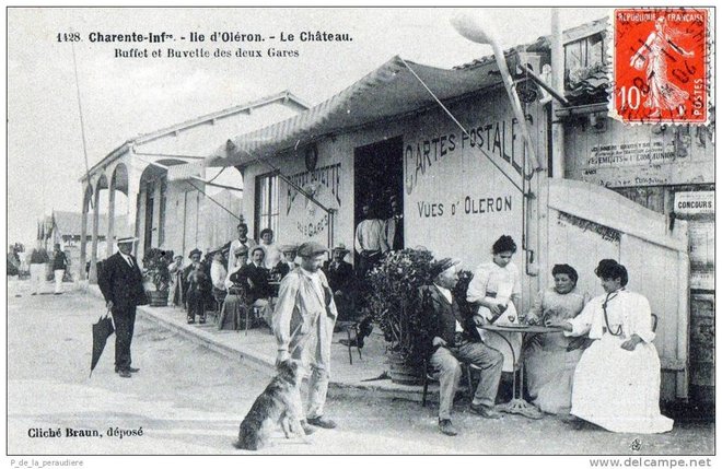 17 - ILE d´OLERON -Le Chateau Buffet et buvette des deux Gares.jpg
