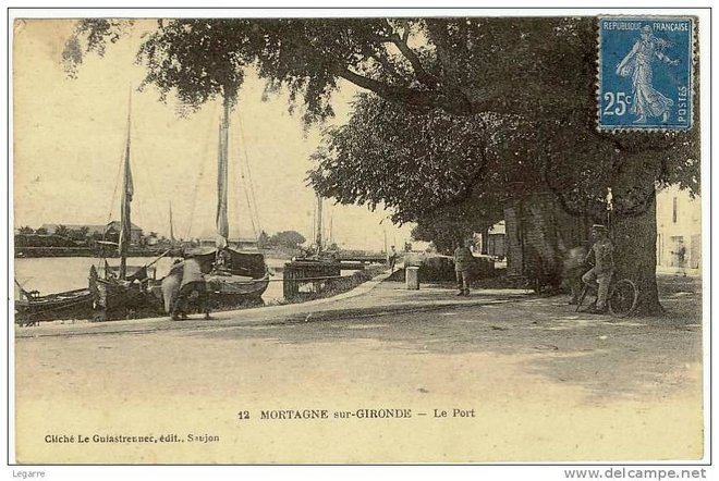 17 -MORTAGNE-sur-GIRONDE. - Le Port..jpg