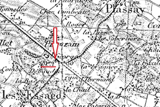 Carte Quatre Routes - Saintes 1941 - Copie.jpg