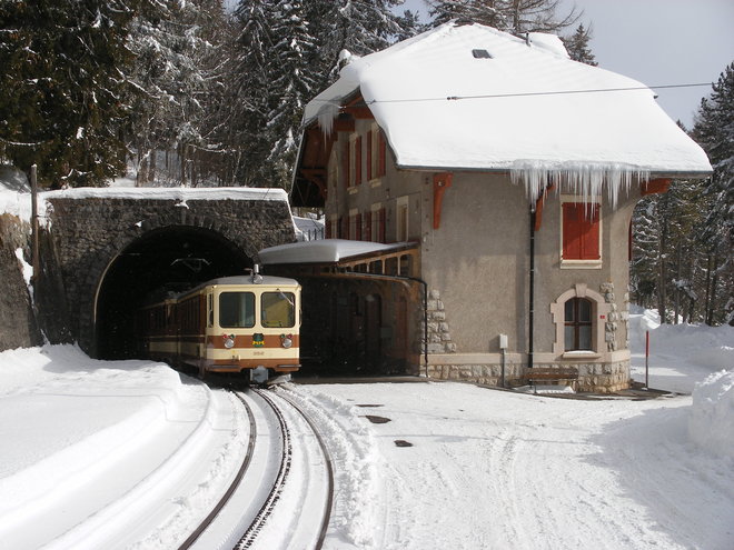La composition BDeh 4.4 N°301 + Bt N°352 en gare de Leysin Grand Hôtel.JPG