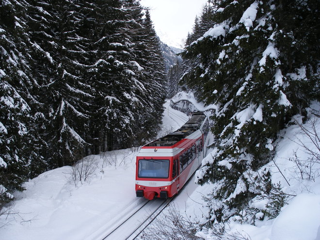 La Beh 4.8 N°72 approche de la gare de Vallorcine.JPG