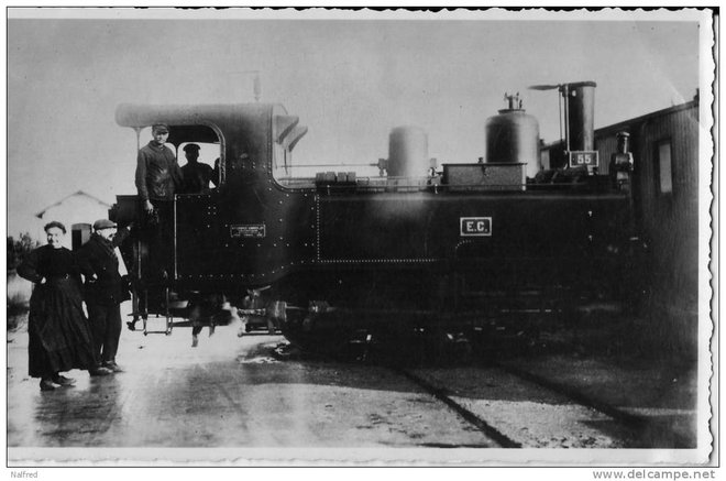 16 -  CHEMIN DE FER ECONOMIQUE DES CHARENTES. LOCOMOTIVE CORPET LOUVET.jpg
