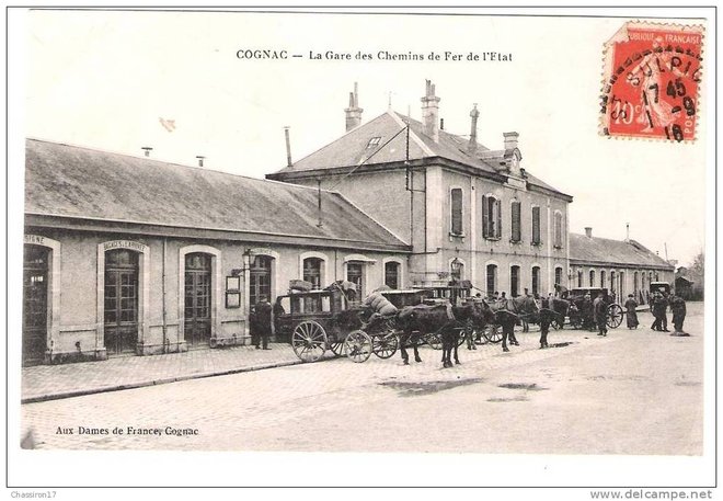 16 - COGNAC - La Gare des Chemins de Fer de l´ Etat.jpg