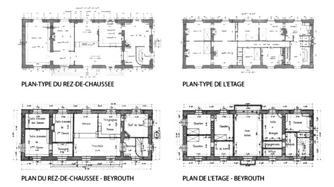 55 - comparaison_plans type PLM 2ème classe - RGCF 1896 et AFAC Liban.jpg