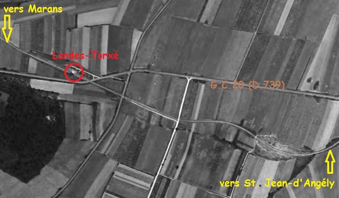 1 Landes-Torxé (Géoportail 1950).jpg