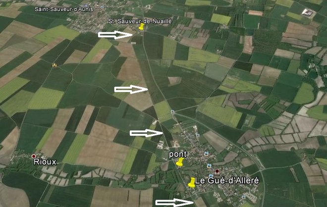 28 Le Gué d'Alleré - St. Sauveur de Nuaillé (Google 2014).jpg