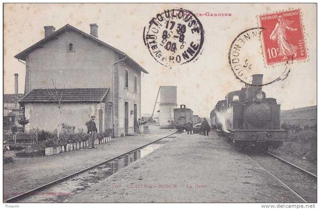 31 - L ' ISLE-en-DODON - La Gare -.jpg