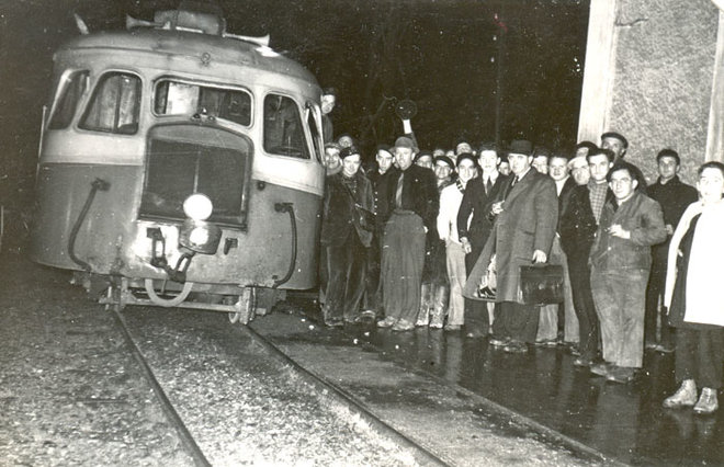 89 - Laroche Migennes c'est la fin dernier départ 31 Décembre 195121h55 Photo Bazin.jpg