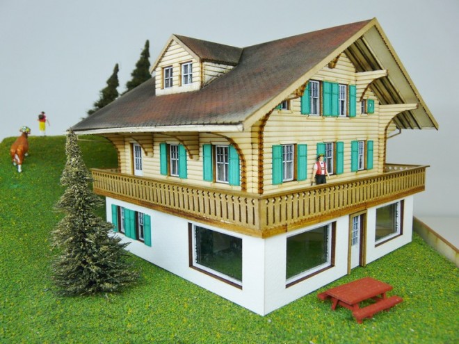 BOIS MODELISME, Chalet de montagne,chalet modelisme, chalet tourisme, chalet magasin, chalet miniature, Modélisme HO, chalet maquette, Chalet, 15 (BOIS MODELISME).JPG