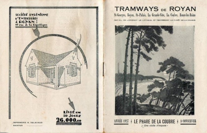 17 - ROYAN TRAMWAY HORAIRE LIGNE ST GEORGES SAINT PALAIS LA COUDRE RONCE LES BAINS.jpg