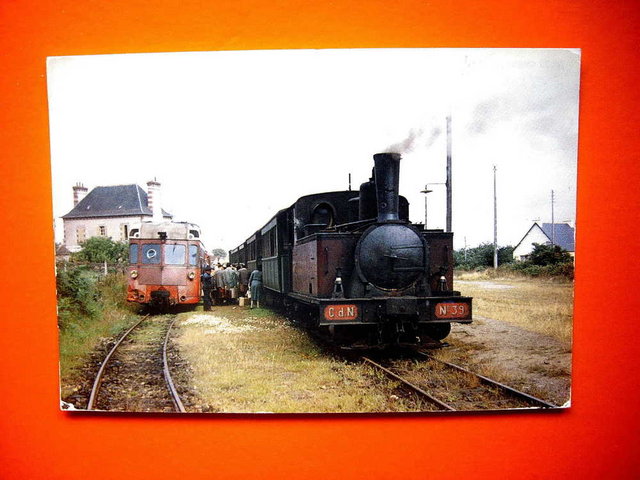 Chamins de fer des Cotes du Nord. Gare de Pordic en aout 56.jpg