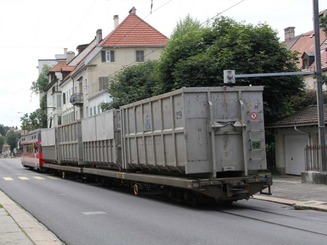 IMG_1624 CJ Be 44 616 Train de poubelle Marchandise La Chaux-de-Fonds Est 02-08-2016 NMS.JPG