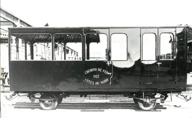 22 - CHEMINS DE FER DES COTES DU NORD  REMORQUE AUTORAIL DEDION.jpg