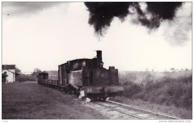 18 - SE Cher gare Verneuil ligne Bourges Laugère cliché P. Laurent COLLECTION PEREVE.jpg