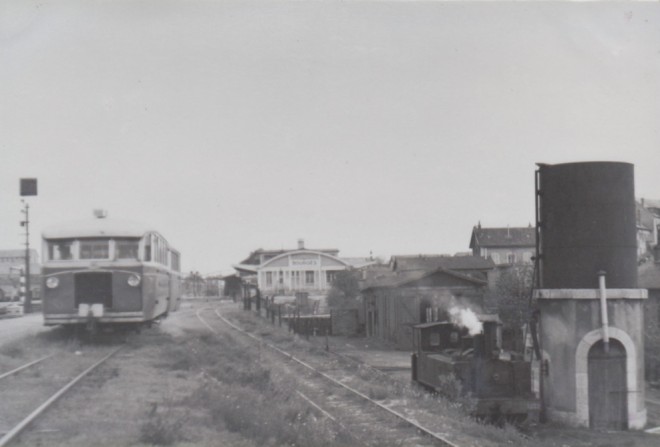 18 - SE Cher gare de Bourges autorail cliché P Laurent COLLECTION PEREVE 2.jpg