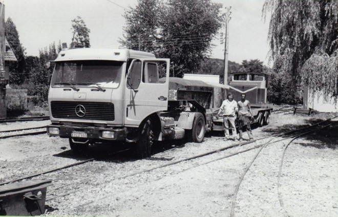 60 - VALMONDOIS, 19.7.1989  Locotracteur. Ste CF Economiques Valmondois - Marines. Collection Pérève.jpg