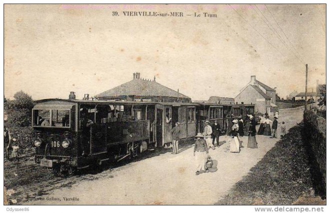 14 - Calvados VIERVILLE sur Mer - Le Tram.jpg