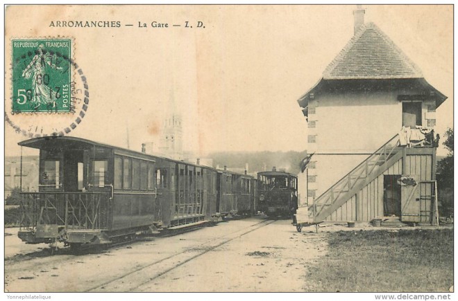 14 - CALVADOS - Arromanches - gare -.jpg