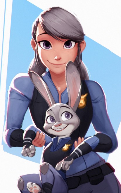 Judy Hopps et sa copine.jpg