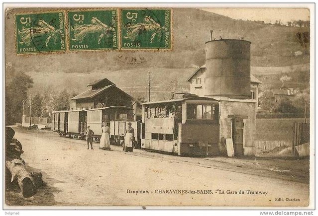 38 CHARAVINES les Bains Gare de Tramway.jpg