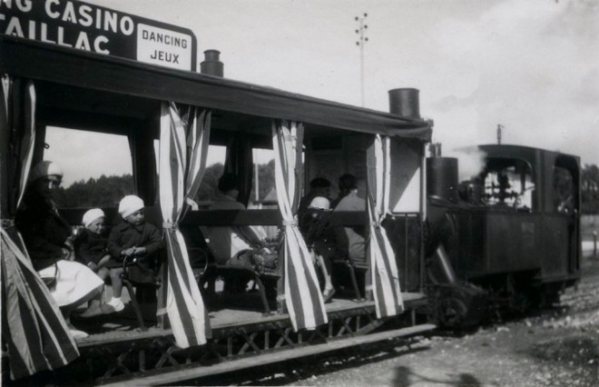 17 - Royan train touristique à Pontaillac.15 Juillet 1931.jpg