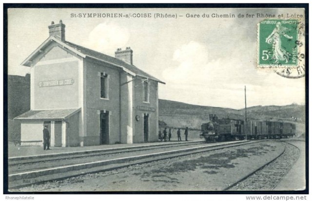 69 St.-SYMPHORIEN-sur-COISE. Gare de Chemin de Fer du Rhône et Loire.jpg