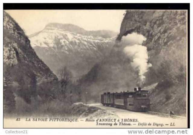 74 THONES ... TRAMWAY ... DEFILE DE DIGNY ....jpg