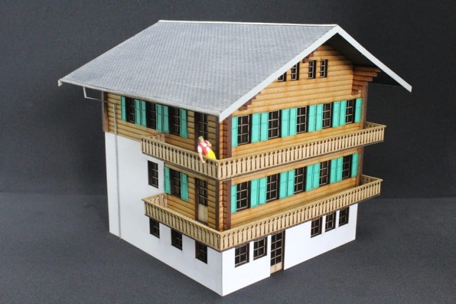 BOIS MODELISME, Chalet de montagne, chalet modelisme, chalet tourisme, chalet miniature, Modélisme HO, chalet maquette, Chalet 187, modelisme chalet HO, chalet HO, 13.jpg