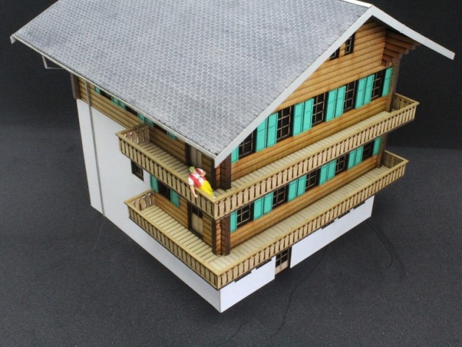 BOIS MODELISME, Chalet de montagne, chalet modelisme, chalet tourisme, chalet miniature, Modélisme HO, chalet maquette, Chalet 187, modelisme chalet HO, chalet HO, 16.jpg