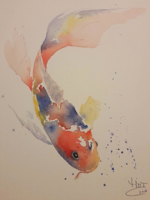 aquarelle poisson Millie  25.01.2018.jpg