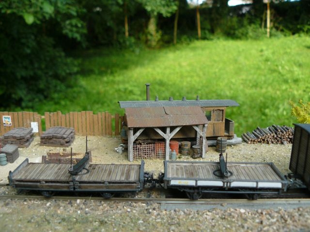 Trains d'Antan Plat Traverse Mobile CFD Couplage