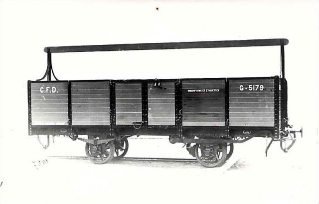 CFD Wagon Tombereau G 5179 Photo Usine