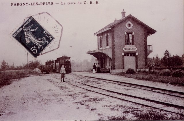 CBR Jouy-Pargny CPA (NB Sens inscription)