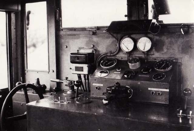 NGL Locotracteur BDR Pupitre Commande Bussy 1952 Coll Péréve
