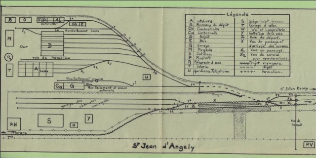 Saint-Jean d'Angely gare Plan Coll Pérève