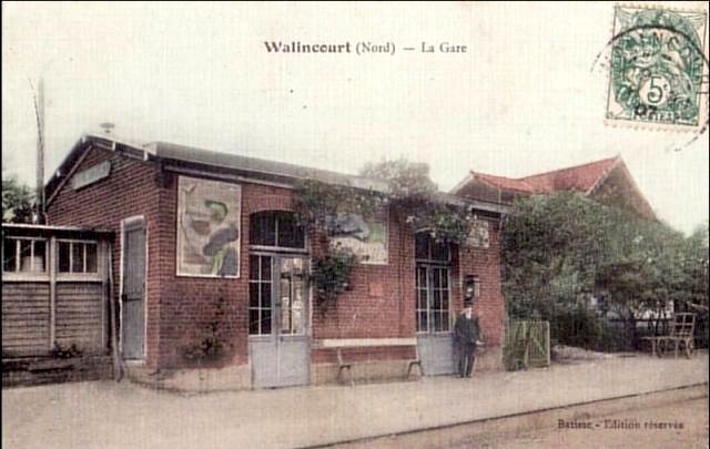 Cambrésis walincourt gare (Couleur)