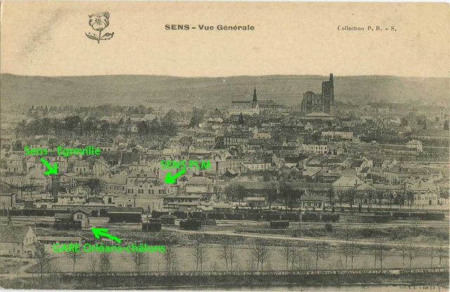 SENS Gare Sens-Eggreville CPA OLIV89:PME