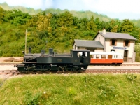 04 Copains du Tortillard CFD Lozère Le Rouvre-Jalcreste Gare + Hotel