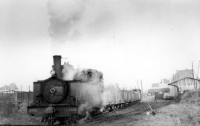 S.E. Somme Péronne Haine-Saint-Pierre 3.856 Rame Tombereau décembre 1959 Photo Laurent 02