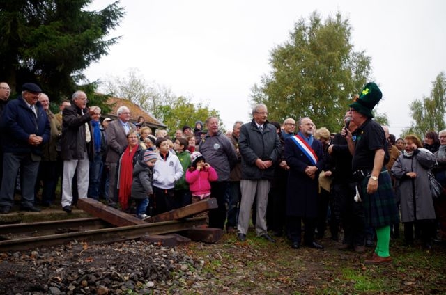 4 MTVS Crévecoeur Inauguration Ligne 17.10.15 Maires de Crévecoeur et Saint Omer