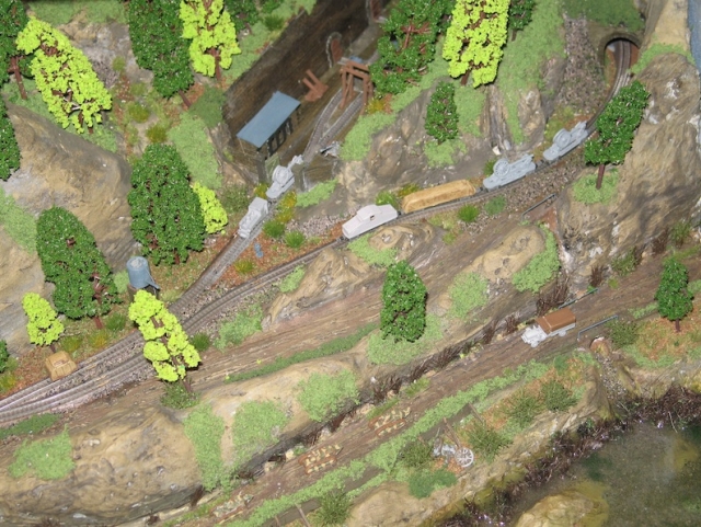 réseau de voie de 60 : échelle 1/220 avec utilisation de voie Tgauge