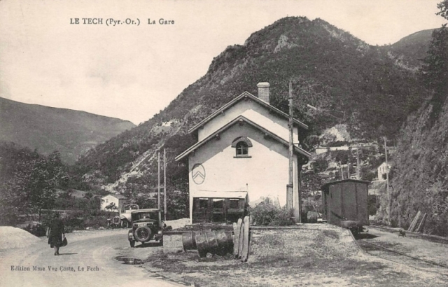 Haut vallespir Le Tech gare