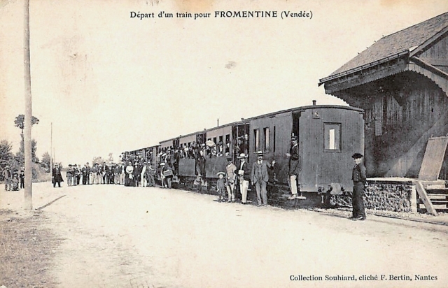 Challans-Fromentine Challans Train pour Fromentine Voiture Fourgon