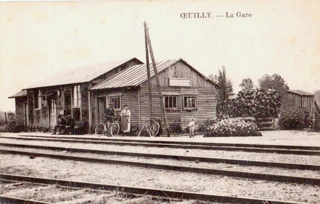 Nord-Est Oeuilly Gare VN (Soissons-Guignicourt) Reconstruction Provisoire Voie